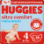 Подгузники Huggies Ultra Comfort для мальчиков 4 8-14 кг 66 шт