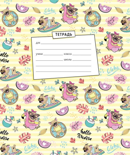 Тетрадь 18л., клетка ArtSpace Стиль. Trendy design