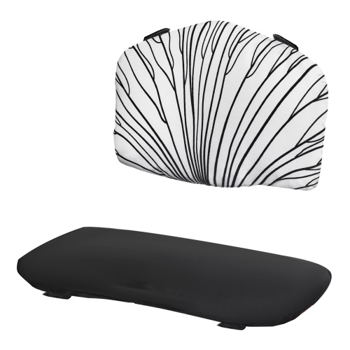 Стульчик для кормления Kinderkraft с подушкой ENOCK (Black and White)