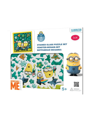 Мозаика витражная Minions Вечеринка