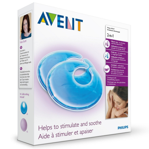 Термонакладки на грудь Avent 2в1 4 шт