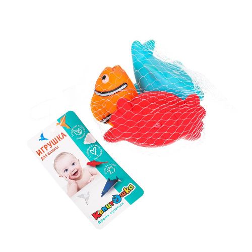 Игрушки для ванны 3шт.