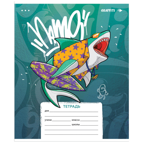 Тетрадь клетка 24л. ArtSpace Рисунки. Graffiti