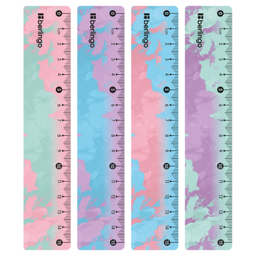 Линейка 15см Berlingo Haze