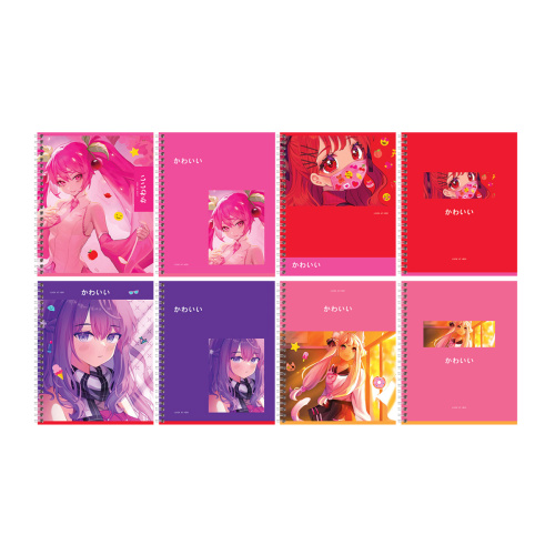 Тетрадь клетка 96л. А5 BG Аниме. Лучшая подруга