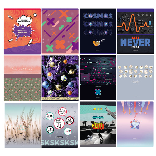 Тетрадь клетка 48л. А5 BG Super-Super Mix-40