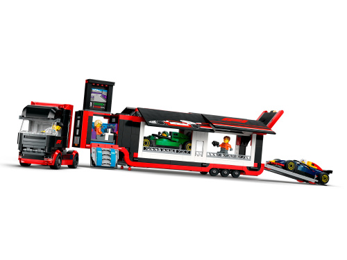 Конструктор LEGO City Грузовик F1 с болидами RB20 и AMR24 F1