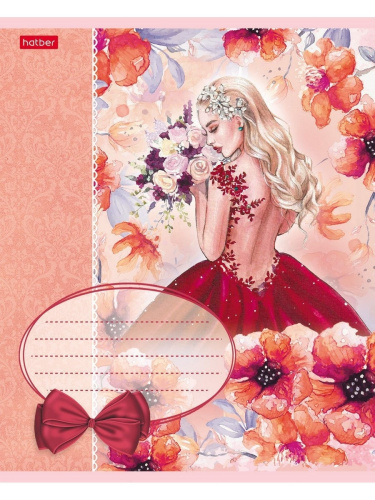 Тетрадь клетка 12л. Hatber Грёзы принцесс