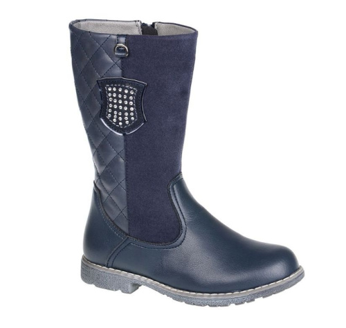 FL:Полусапожки микро/кожа д/д р:28 син