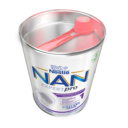 Смесь NAN 1 сухая молочная гипоаллергенная 400 г с 0 месяцев