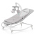 Кресло-качалка Kinderkraft FELIO 2 Stone (Grey)