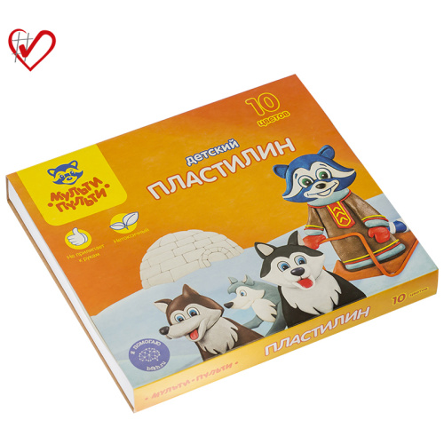 Пластилин 10цв. 150гр. Мульти-Пульти Енот на Аляске