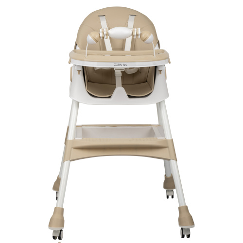 Стул для кормления Indigo CORN flex (бежевый)