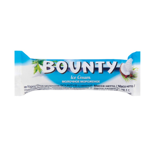 Мороженое Bounty батончик, 39,1г