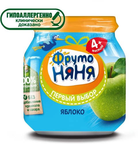 Пюре Фруто Няня яблоко 100 г