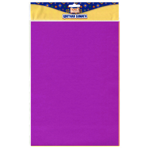 Набор цветной флюоресцентной бумаги 10л. 5цв. Fancy