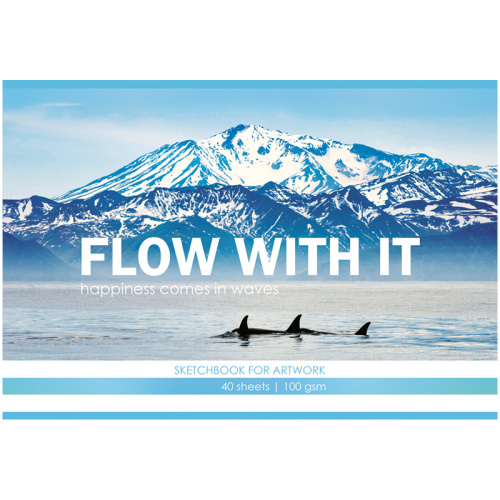 Альбом для рисования 40л. BG Счастье приходит волнами