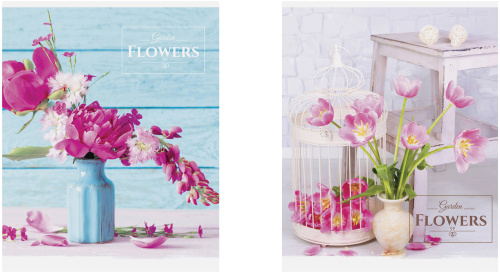 Тетрадь клетка 48л. ArtSpace Цветы. Garden flowers