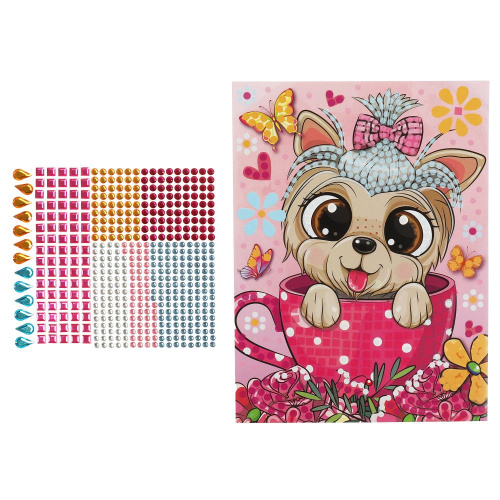 Кристальная мозаика Собачка