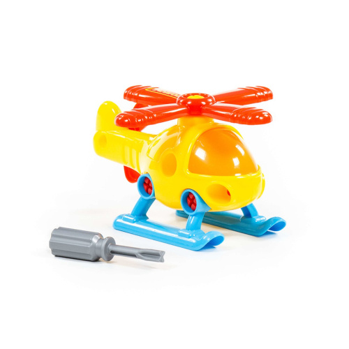 Конструктор-транспорт Вертолёт 26дет.