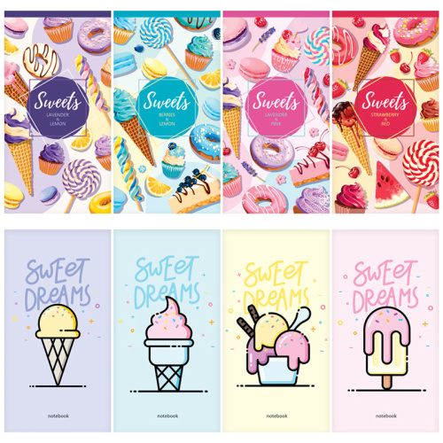 Блокнот А6 24 листа ArtSpace Food trends. Микс