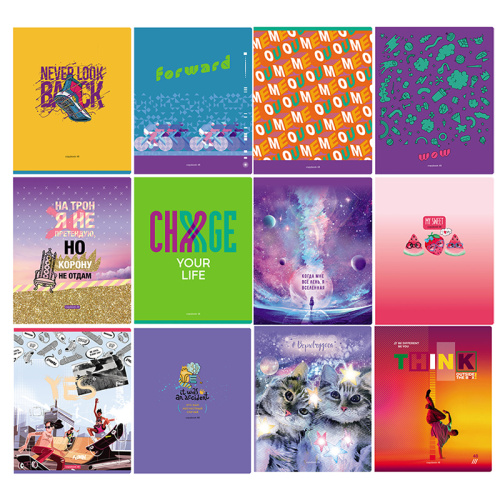 Тетрадь клетка 48л. А5 BG Super-Super Mix-40