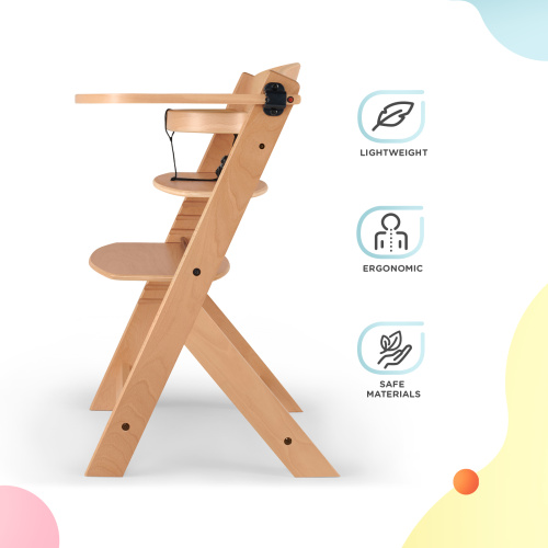 Стульчик для кормления Kinderkraft ENOCK (Drewniane)