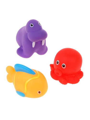 Набор для ванны Тюлень, осьминог и рыбка