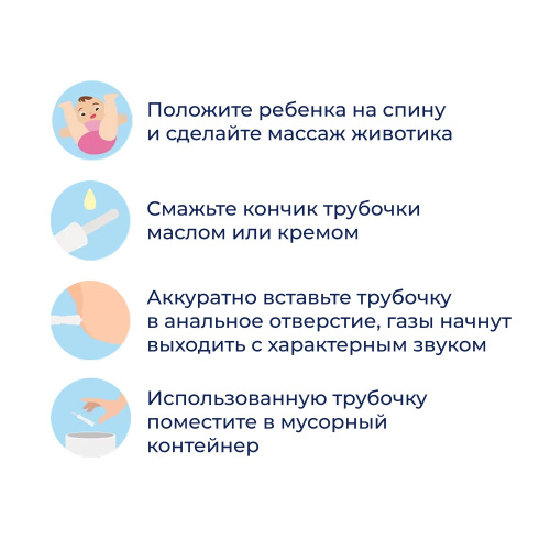 Ректальный катетер WINDI для новорожденых, 10шт
