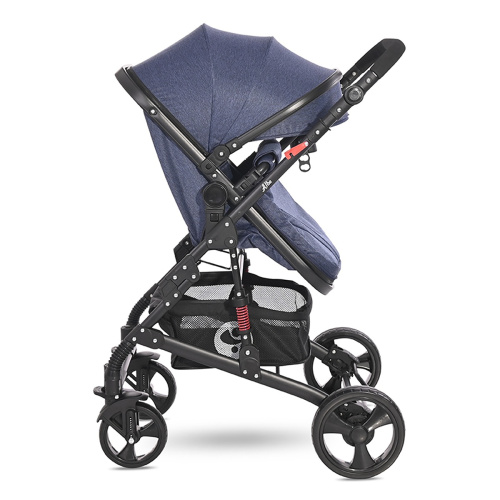 Коляска-трансформер Alba Classic(Jeans Blue)