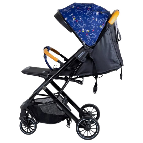 Коляска прогулочная Prego Z1*CS+автолюлька(Синий космос)