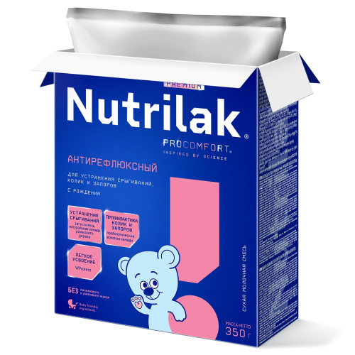 Молочная смесь Nutrilak Premium антирефлюксная, 350гр