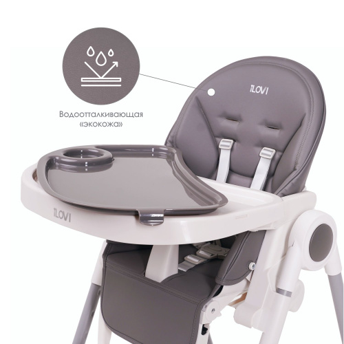 Стульчик для кормления iLovi Light с колесами (Beige)