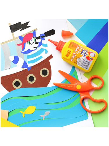 Бумага цветная A4 10л. 20цв. Мульти-Пульти Приключения Енота