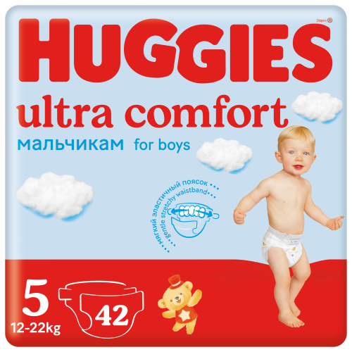 Подгузники Huggies Ultra Comfort Jumbo 5 для мальчиков 42шт