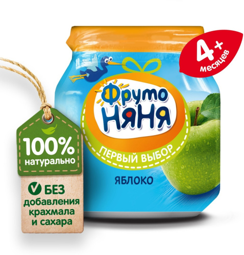 Пюре Фруто Няня яблоко 100 г