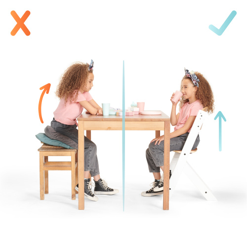 Стульчик для кормления Kinderkraft с подушкой ENOCK (Grey)