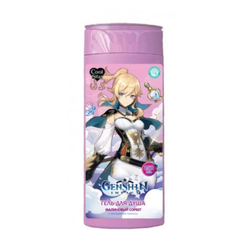 Детский гель для душа Genshin малиновый сорбет 250мл