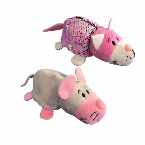 Игрушка мягкая Вывернушка Кот-Мышка 12см