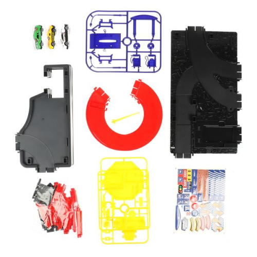 Парковка с 3 машинками 43предм.