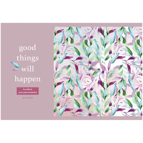 Альбом для рисования 40л. BG Прекрасные моменты