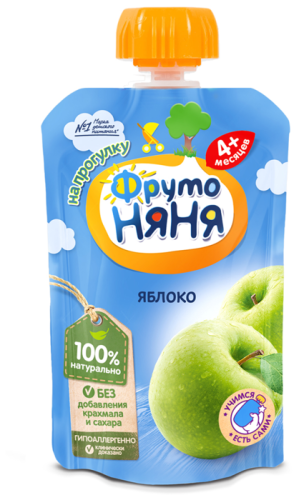 Пюре Фруто Няня яблоко 90 г