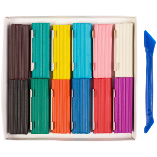 Пластилин 12цв. 240г. Мульти-Пульти Приключения Енота со стеком