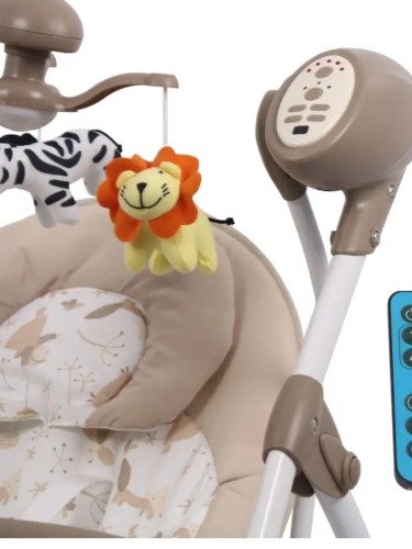 Электрокачели детские Misty(бежевый)