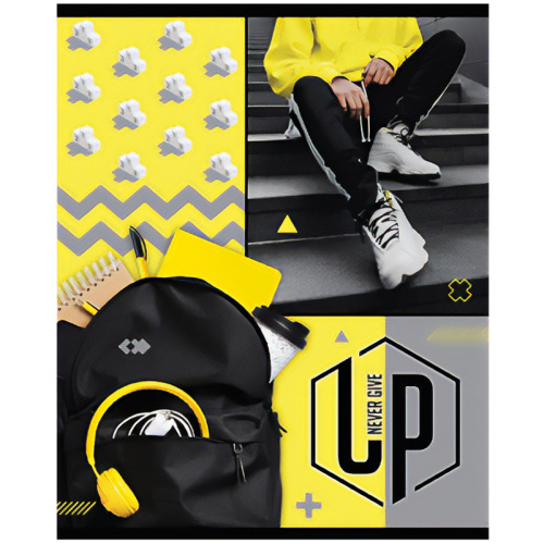 Тетрадь клетка 96л. BG Mix-12. Мальчики