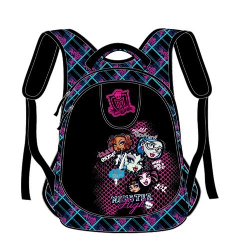Рюкзак школьный Monster High Граффити