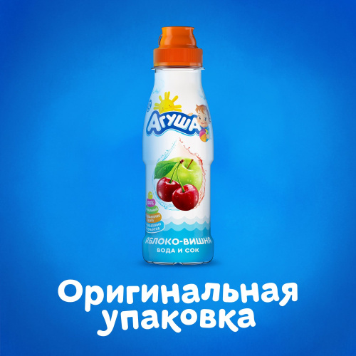 Вода с соком Агуша Садовые ягоды 300 мл 12 месяцев