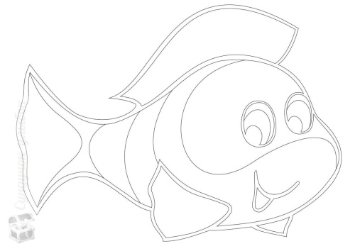 Трафарет Рыбка А5