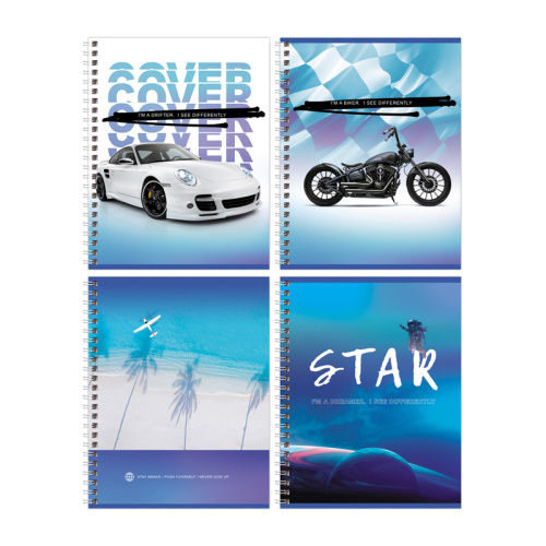 Тетрадь клетка 96л. А5 BG Взгляни по-новому