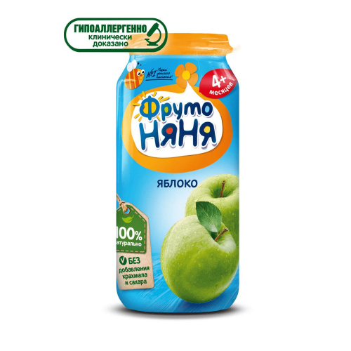 Пюре Фруто Няня яблочное натуральное 250 г